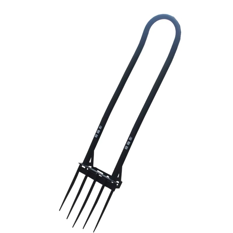 Spade Digging Fork - Double Bar Heavy Duty Steel Garden