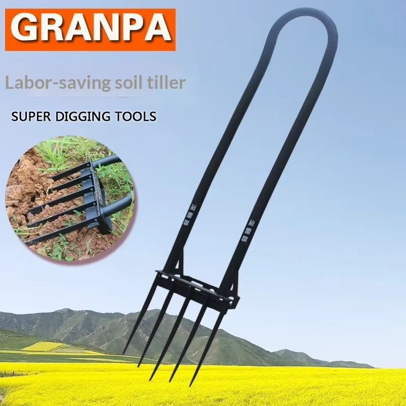 Double Bar Heavy Duty Steel Ga - Spade Digging Fork ulasan dan harga