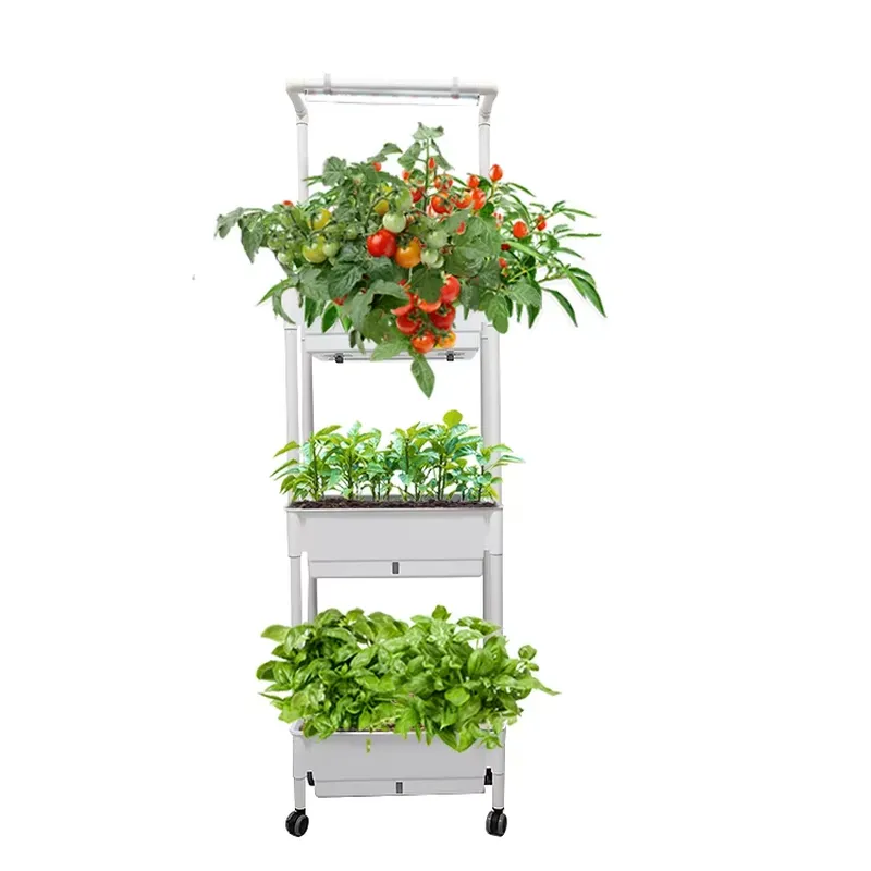 Movable Vertical Grow 3 Level  - Self-Watering Planter ulasan dan harga