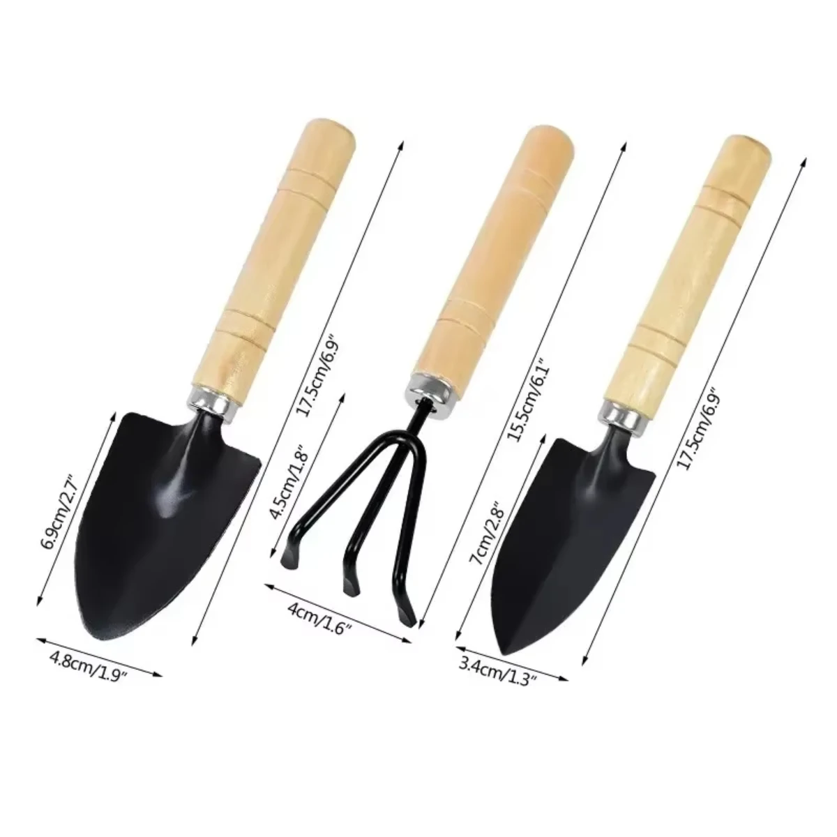 3Pcs/Set Mini Garden Tool Set  - Gardening Tools Vegetables ulasan dan harga