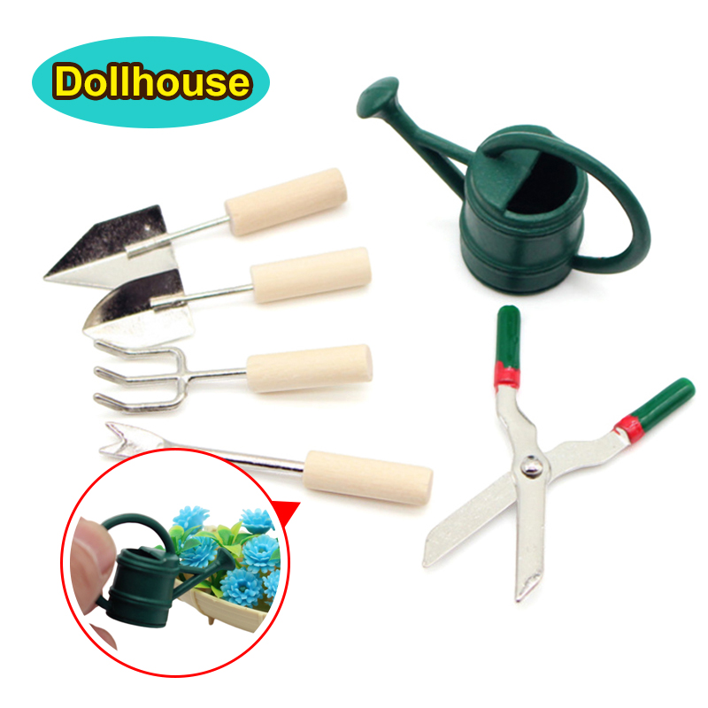 1/12 Dollhouse Simulation Wate - Gardening Tools Vegetables ulasan dan harga